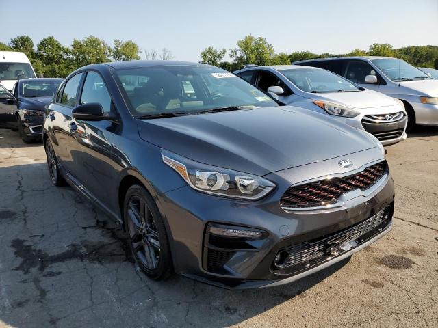 3KPF34AD5ME286693 - 2021 KIA FORTE GT L GRAY photo 1