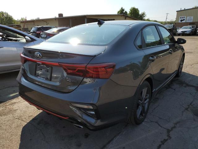 3KPF34AD5ME286693 - 2021 KIA FORTE GT L GRAY photo 4