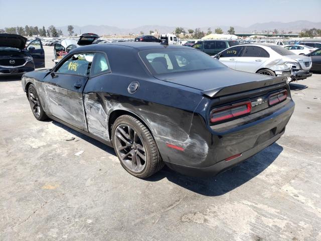 2C3CDZFJ7MH627922 - 2021 DODGE CHALLENGER BLACK photo 3