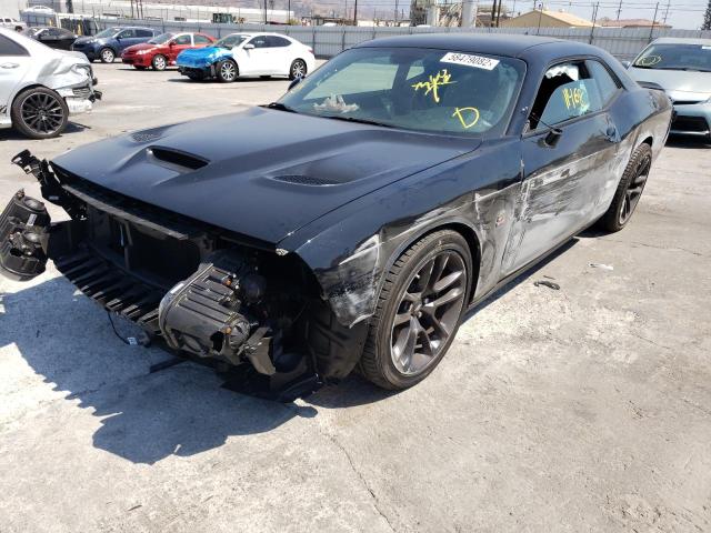 2C3CDZFJ7MH627922 - 2021 DODGE CHALLENGER BLACK photo 9