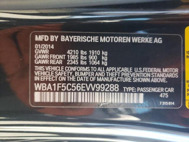 WBA1F5C56EVV99288 - 2014 BMW 228 I BLACK photo 10