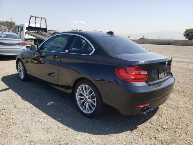 WBA1F5C56EVV99288 - 2014 BMW 228 I BLACK photo 3