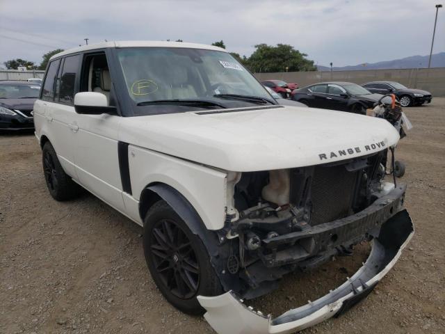 SALMF1D44AA308733 - 2010 LAND ROVER RANGE ROVE WHITE photo 1