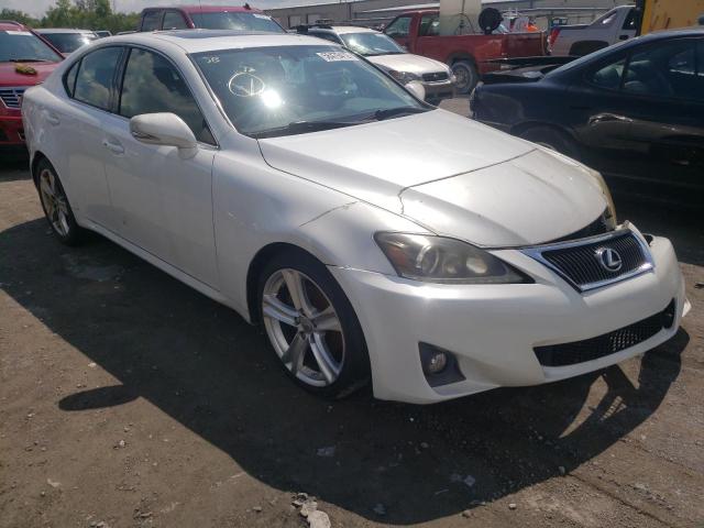 JTHBF5C26B5144173 - 2011 LEXUS IS 250 WHITE photo 1