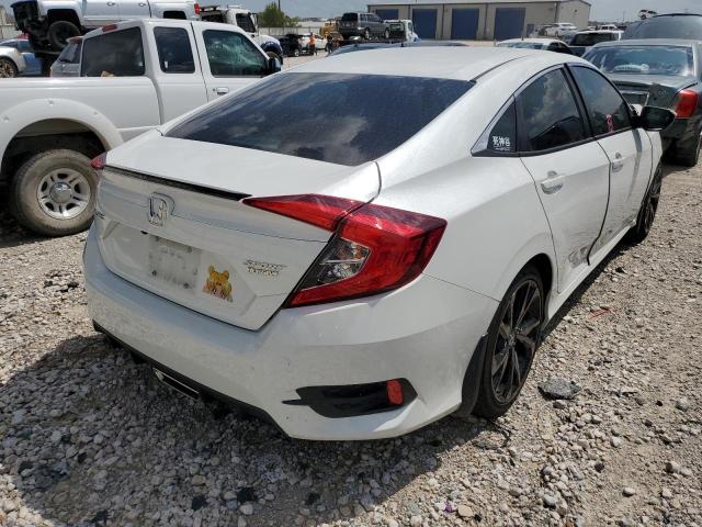 2HGFC2F87MH515252 - 2021 HONDA CIVIC SPOR WHITE photo 4