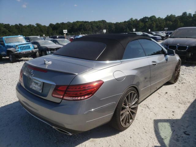 WDDKK5KF9EF225366 - 2014 MERCEDES-BENZ E 350 GRAY photo 4