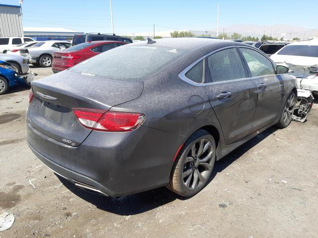 1C3CCCCG0FN515496 - 2015 CHRYSLER 200 C GRAY photo 4