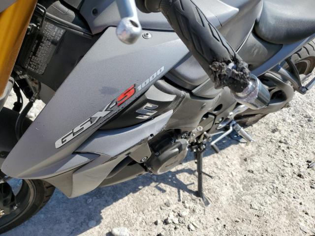 JS1GT79A7G2100695 - 2016 SUZUKI GSX-S1000 GRAY photo 9