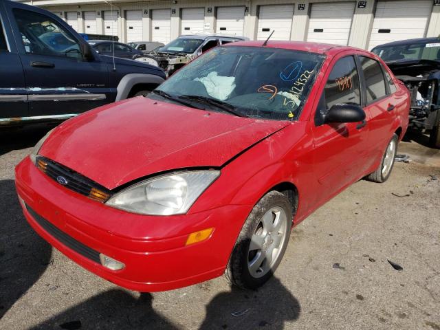 1FAFP38321W289733 - 2001 FORD FOCUS ZTS RED photo 2