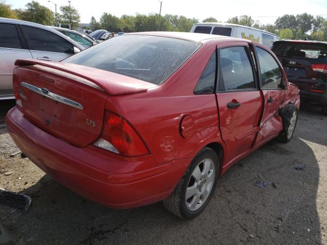 1FAFP38321W289733 - 2001 FORD FOCUS ZTS RED photo 4