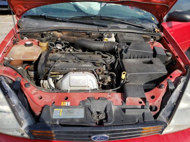1FAFP38321W289733 - 2001 FORD FOCUS ZTS RED photo 7