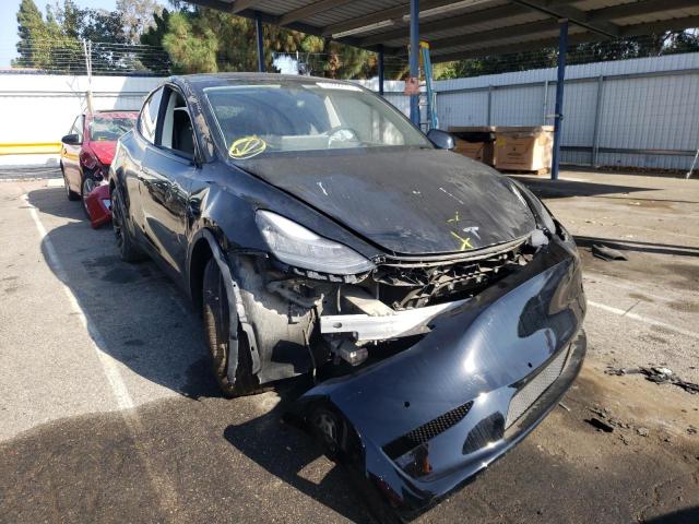 5YJYGDEE6MF065503 - 2021 TESLA MODEL Y أسود صورة 1