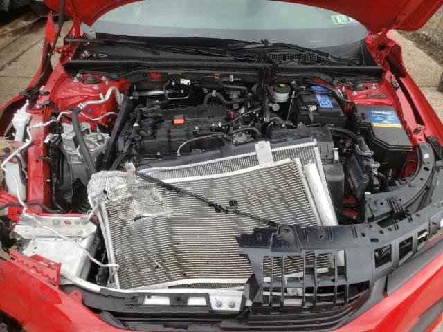 2HGFE2F51NH581328 - 2022 HONDA CIVIC SPOR RED photo 7