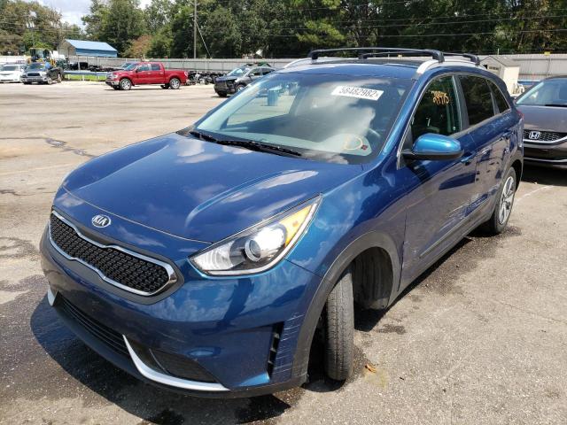 KNDCB3LC3J5206108 - 2018 KIA NIRO FE BLUE photo 2