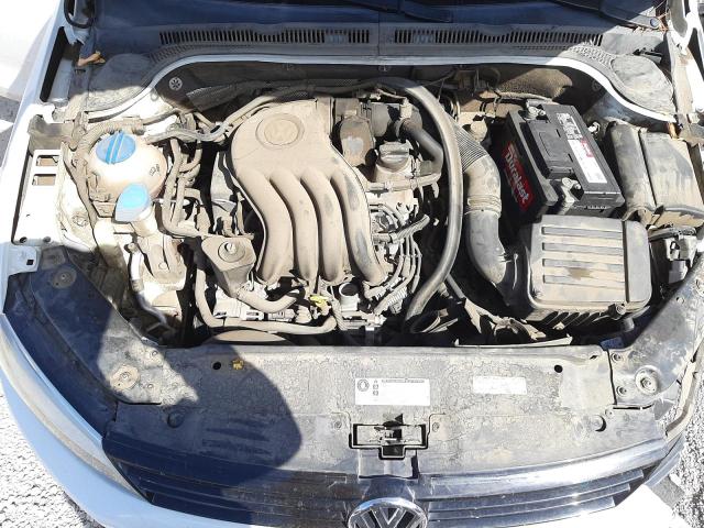 3VW2K7AJ3EM414426 - 2014 VOLKSWAGEN JETTA BASE WHITE photo 7