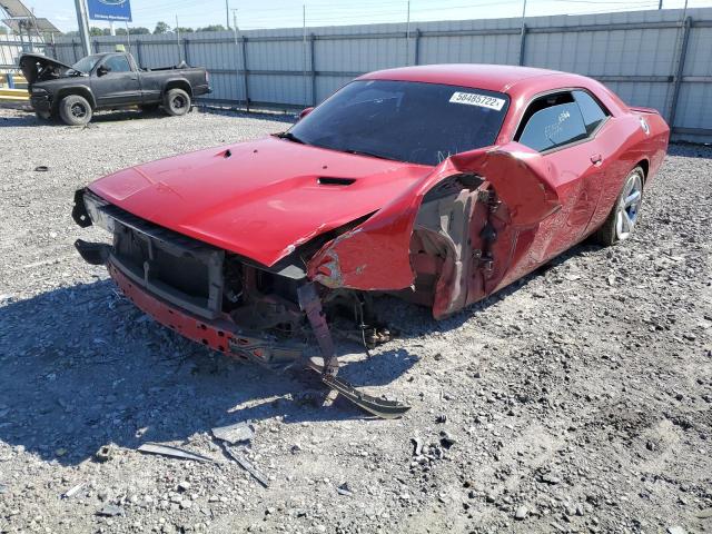 2C3CDYAG0EH162293 - 2014 DODGE CHALLENGER RED photo 2