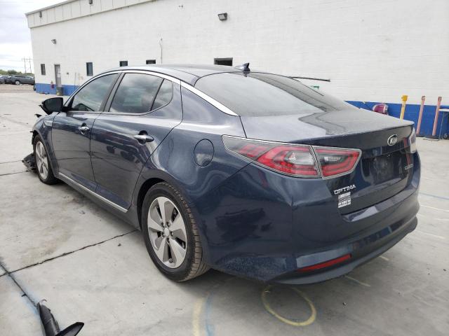 KNAGN4AD5F5082924 - 2015 KIA OPTIMA HYB BLUE photo 3