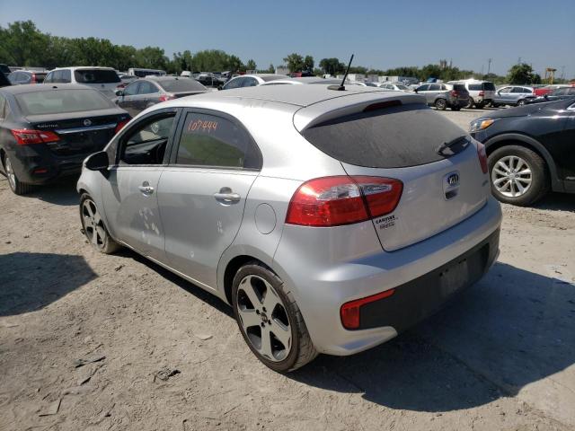 KNADN5A33G6569521 - 2016 KIA RIO EX SILVER photo 3