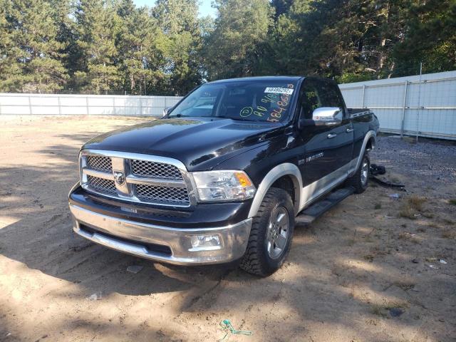 1C6RD7JT7CS257489 - 2012 DODGE RAM 1500 L RED photo 2