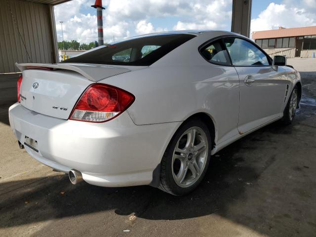 KMHHN65F85U173801 - 2005 HYUNDAI TIBURON GT WHITE photo 4