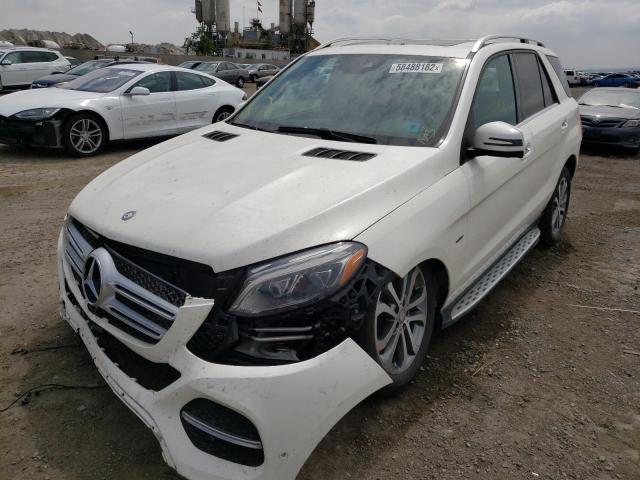 4JGDA6DB6GA764609 - 2016 MERCEDES-BENZ GLE 550E 4 WHITE photo 2