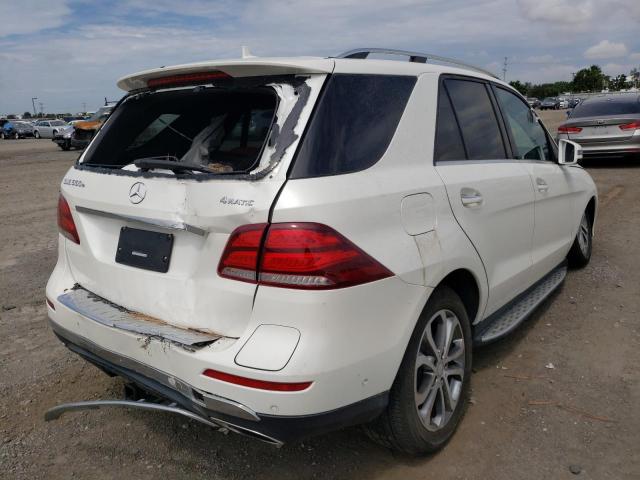 4JGDA6DB6GA764609 - 2016 MERCEDES-BENZ GLE 550E 4 WHITE photo 4