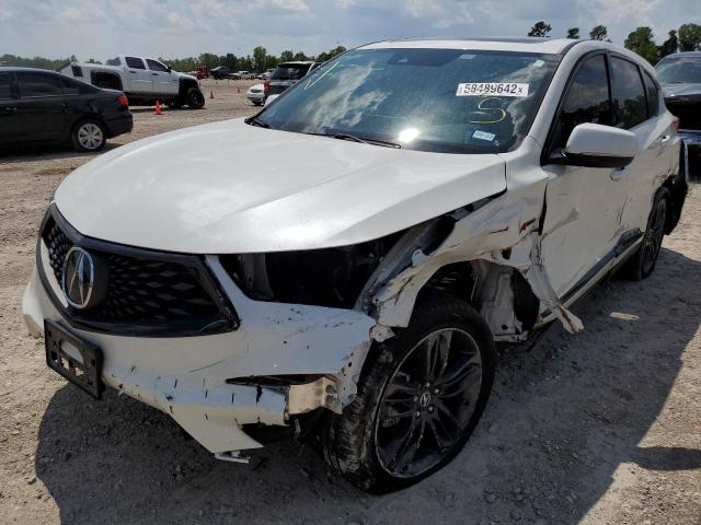 5J8TC1H67ML000814 - 2021 ACURA RDX A-SPEC WHITE photo 2