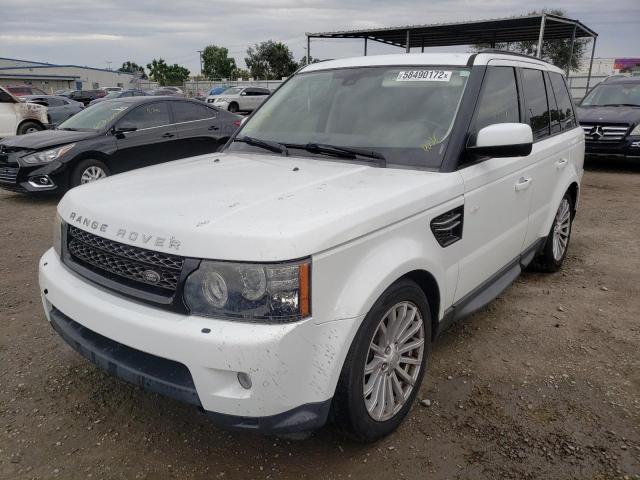 SALSF2D45DA781042 - 2013 LAND ROVER RANGE ROVE WHITE photo 2