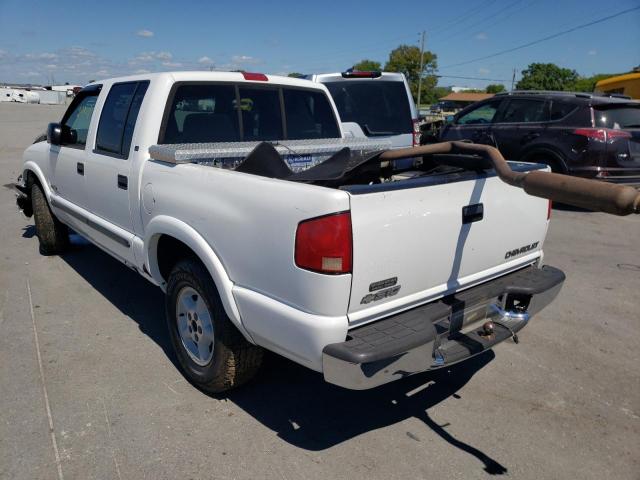 1GCDT13W61K264442 - 2001 CHEVROLET S TRUCK S1 WHITE photo 3