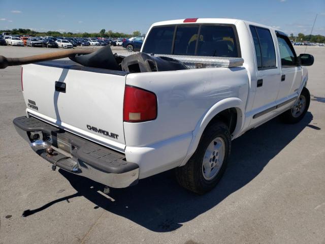 1GCDT13W61K264442 - 2001 CHEVROLET S TRUCK S1 WHITE photo 4