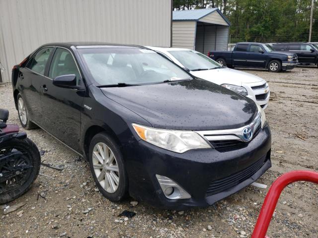 4T1BD1FK9CU061433 - 2012 TOYOTA CAMRY HYBR BLACK photo 1