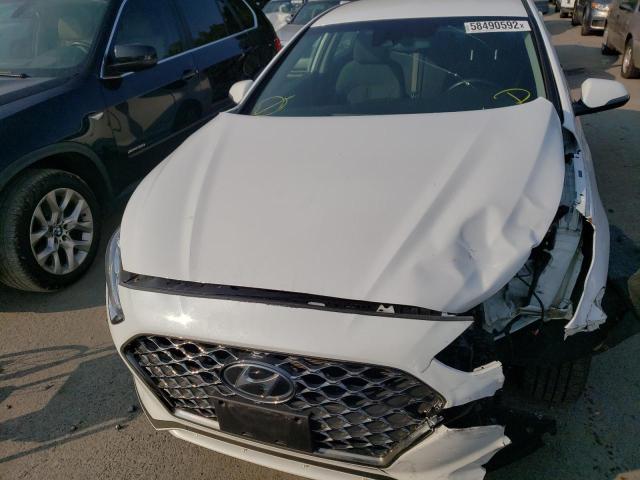 5NPE34AF6KH735529 - 2019 HYUNDAI SONATA LIM WHITE photo 7