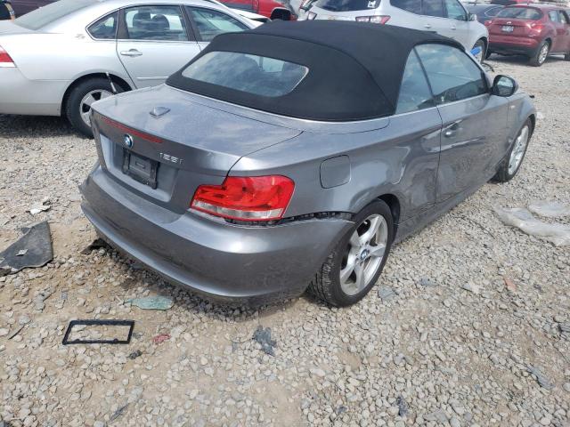 WBAUN1C52CVR00483 - 2012 BMW 128 I GRAY photo 4