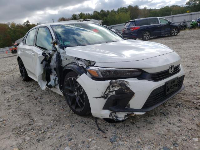 2HGFE2F54NH584739 - 2022 HONDA CIVIC SPOR WHITE photo 1