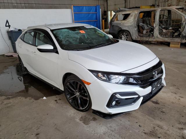 SHHFK7H47MU416718 - 2021 HONDA CIVIC SPOR WHITE photo 1