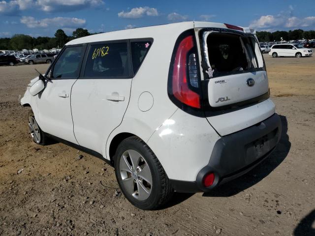 KNDJN2A24G7374159 - 2016 KIA SOUL WHITE photo 3