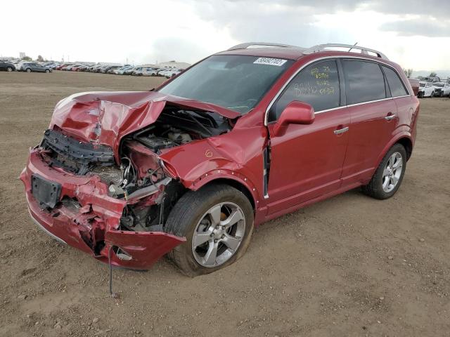 3GNAL4EK0FS521922 - 2015 CHEVROLET CAPTIVA LT RED photo 2