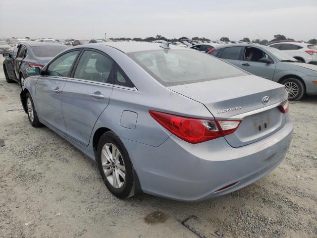 5NPEB4AC3BH294659 - 2011 HYUNDAI SONATA GLS BLUE photo 3