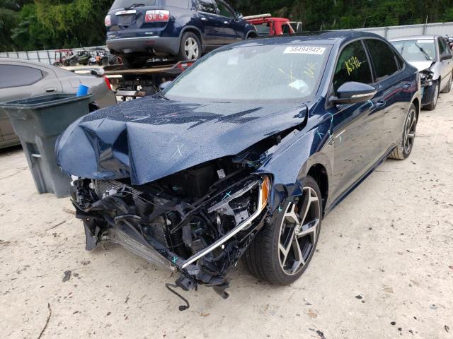 1VWMA7A3XMC014313 - 2021 VOLKSWAGEN PASSAT R-L BLUE photo 2