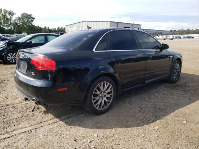 WAUDF78E88A139529 - 2008 AUDI A4 2.0T QU BLACK photo 4