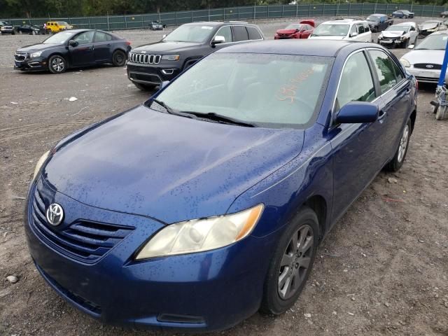 4T1BE46K79U409219 - 2009 TOYOTA CAMRY BASE BLUE photo 2