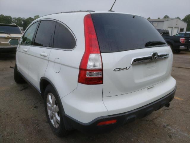 JHLRE38758C052510 - 2008 HONDA CR-V EXL WHITE photo 3