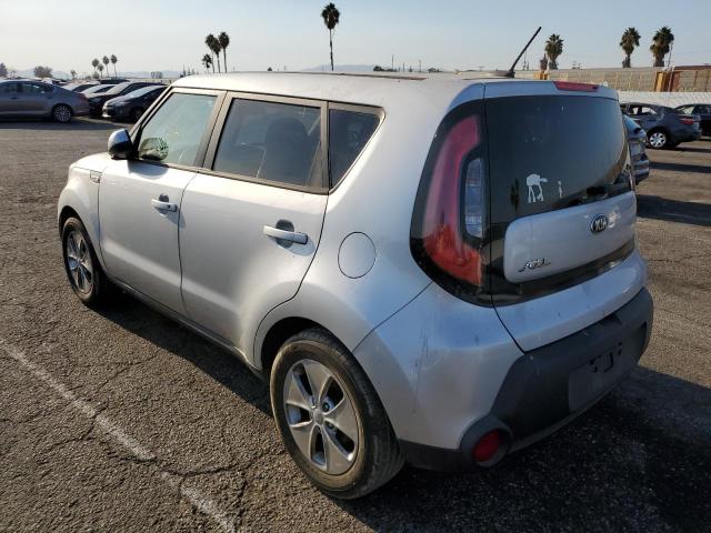 KNDJN2A28F7766639 - 2015 KIA SOUL SILVER photo 3