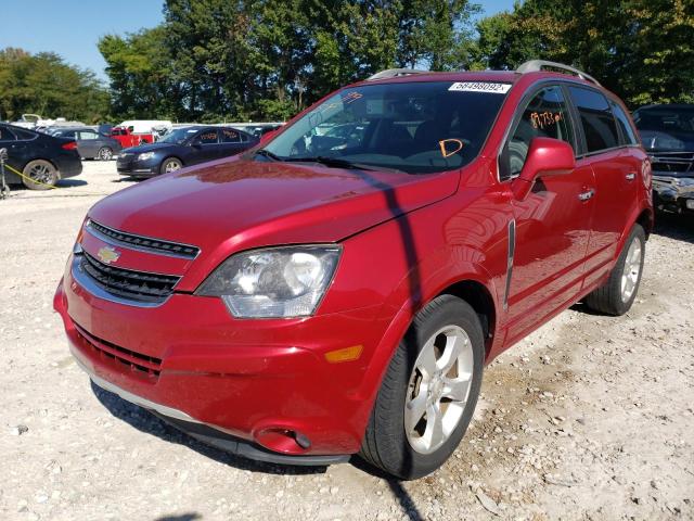 3GNAL3EK6FS521174 - 2015 CHEVROLET CAPTIVA LT RED photo 2