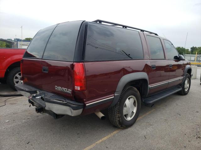 1GNFK16R4XJ356172 - 1999 CHEVROLET SUBURBAN K BURGUNDY photo 4