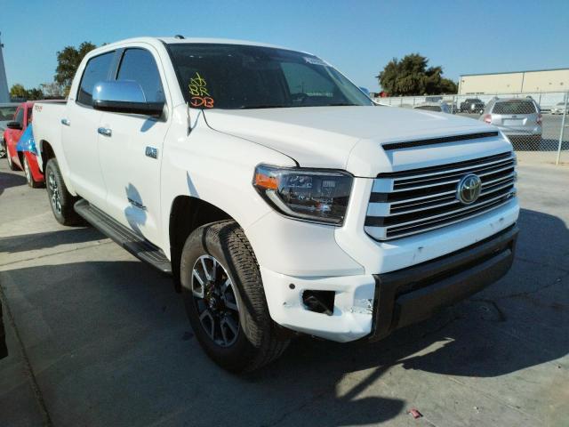 5TFHY5F16KX863324 - 2019 TOYOTA TUNDRA CRE WHITE photo 1