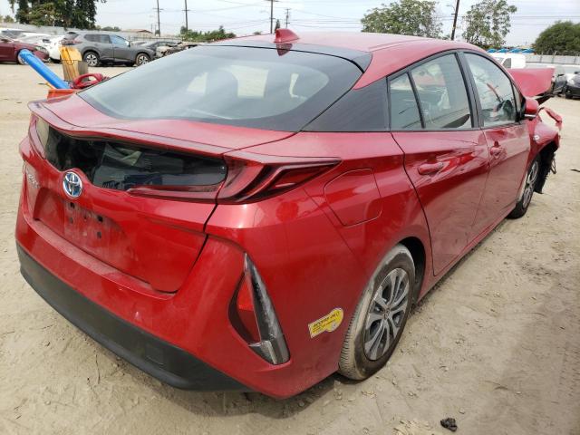 JTDKAMFP0N3204000 - 2022 TOYOTA PRIUS PRIM 红色 照片 4