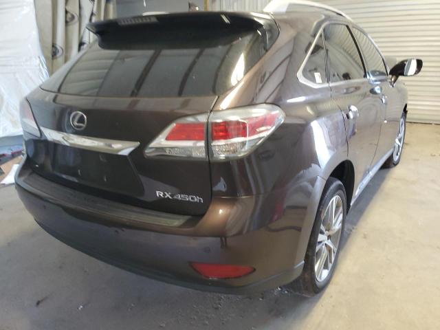 JTJBC1BA3F2461814 - 2015 LEXUS RX 450H CHARCOAL photo 4