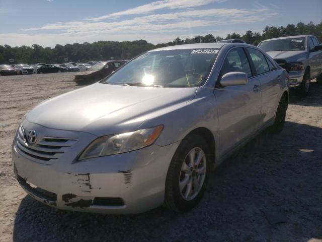 4T1BE46K17U105137 - 2007 TOYOTA CAMRY CE SILVER photo 2