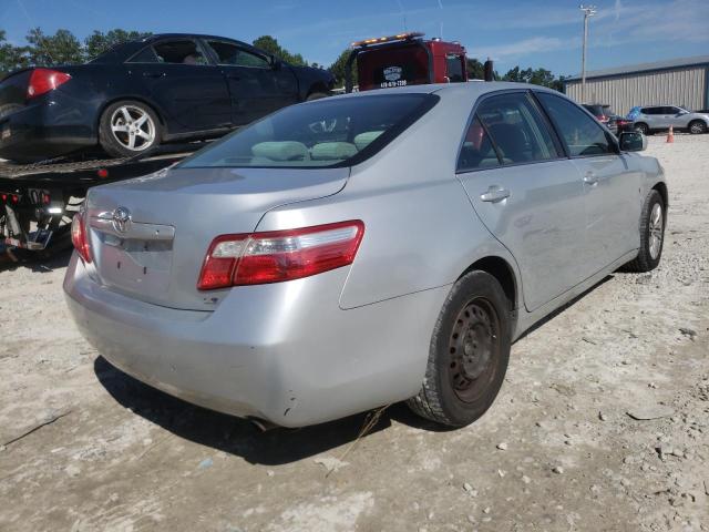 4T1BE46K17U105137 - 2007 TOYOTA CAMRY CE SILVER photo 4